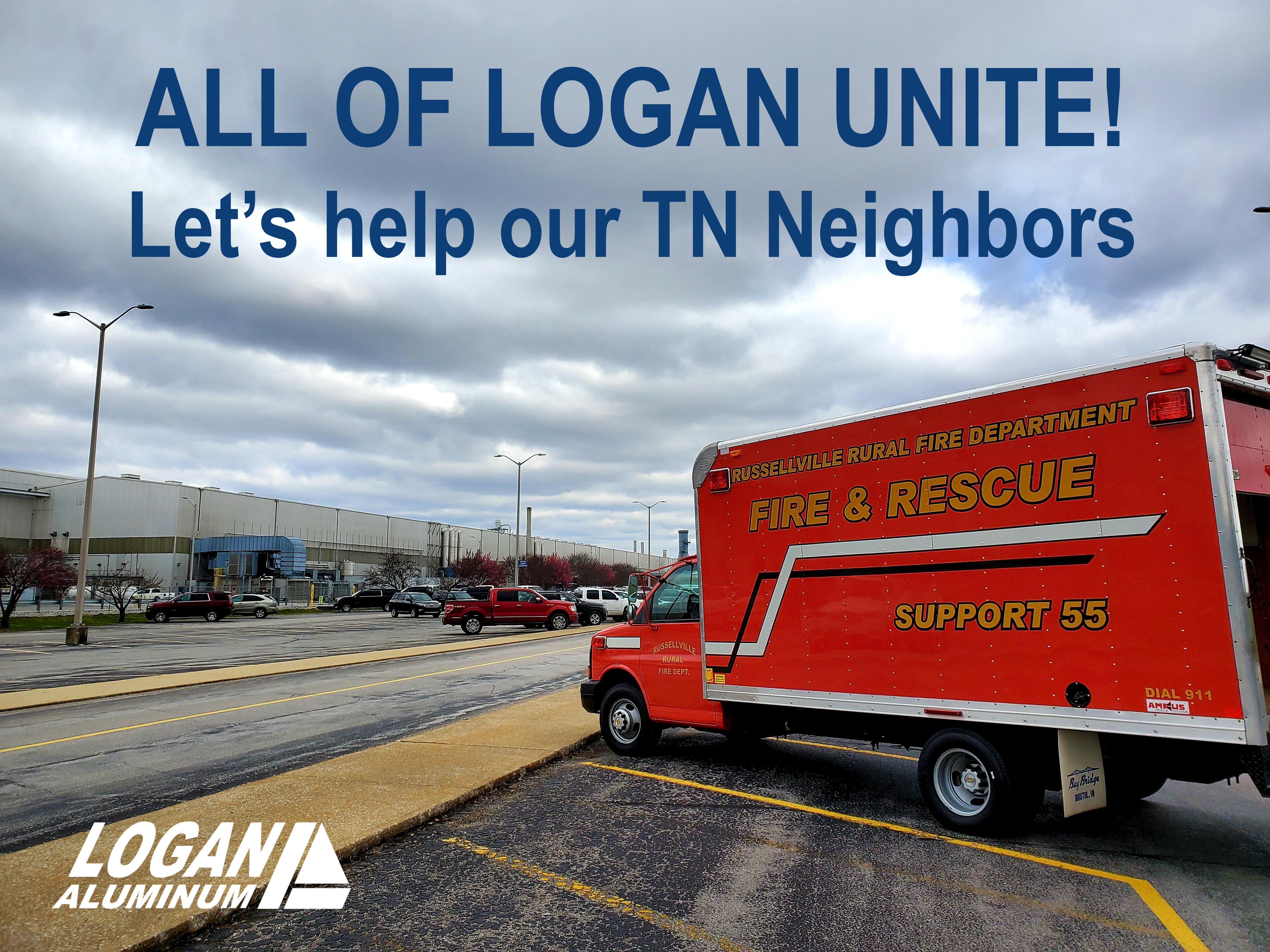 Logan Aluminum collecting donations for Tornado victims